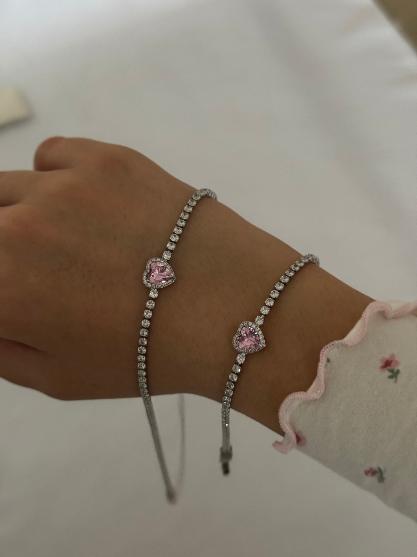 Pink heart set