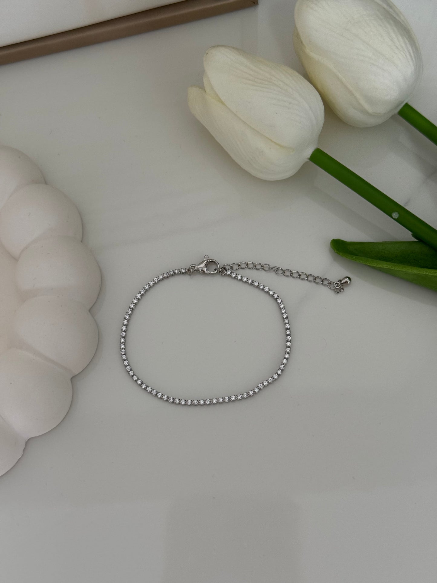 Tennis Silver Bracelet