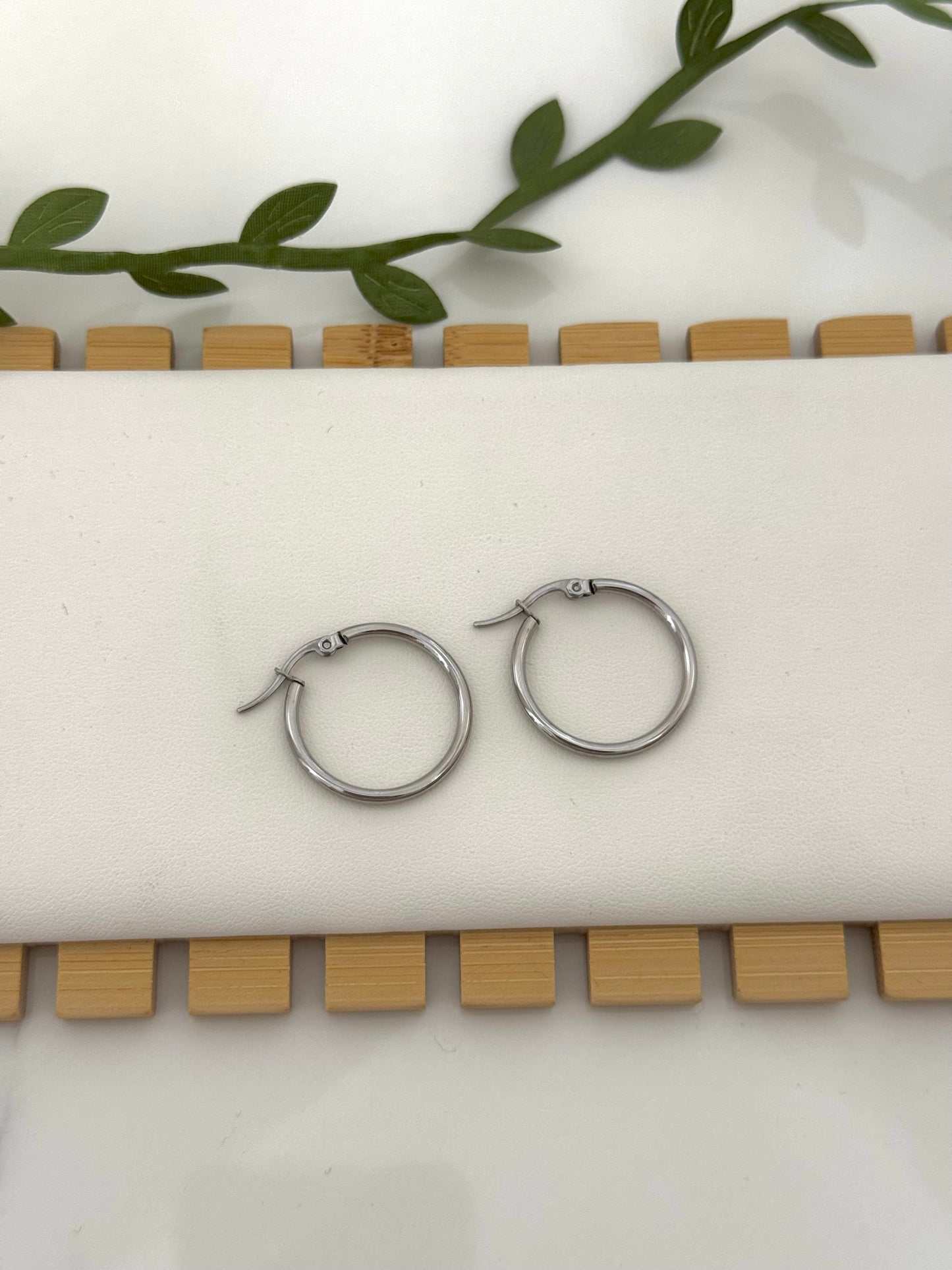 Silver Hoop Earrings