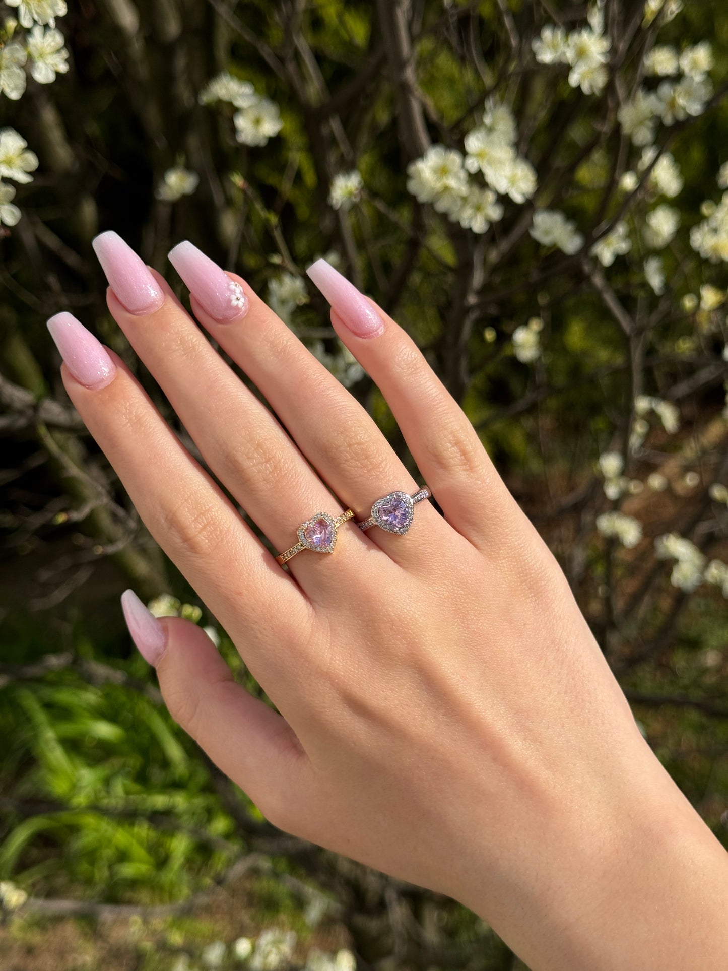 Pink Matching rings