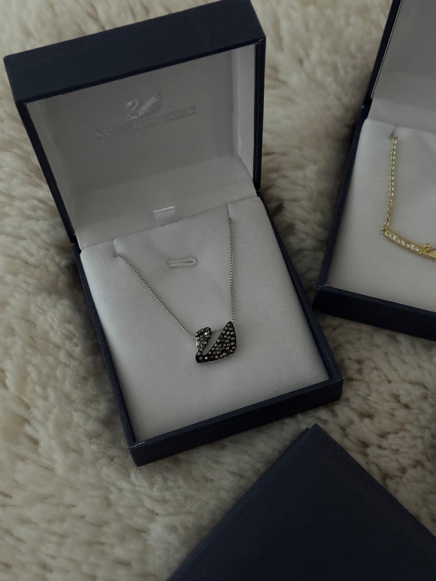 Swan necklaces