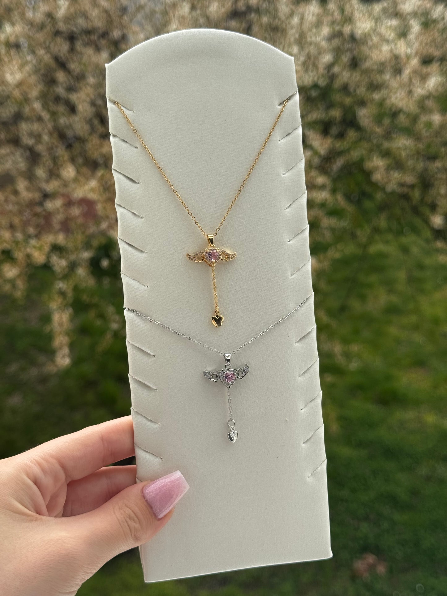 Angel Wings Moving Necklace