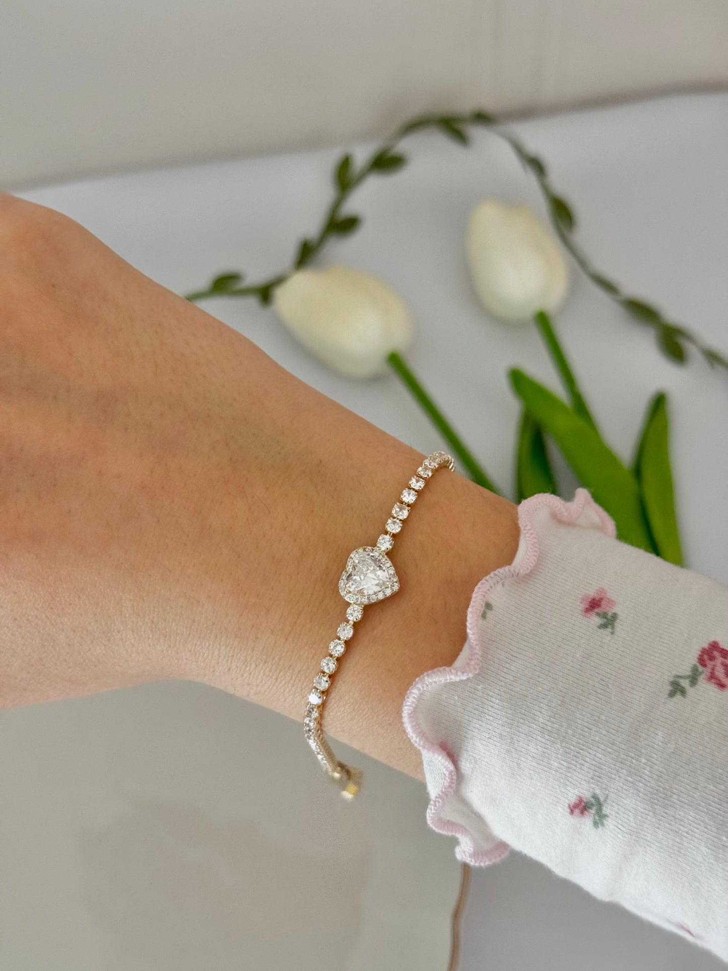 Gold Heart Bracelet