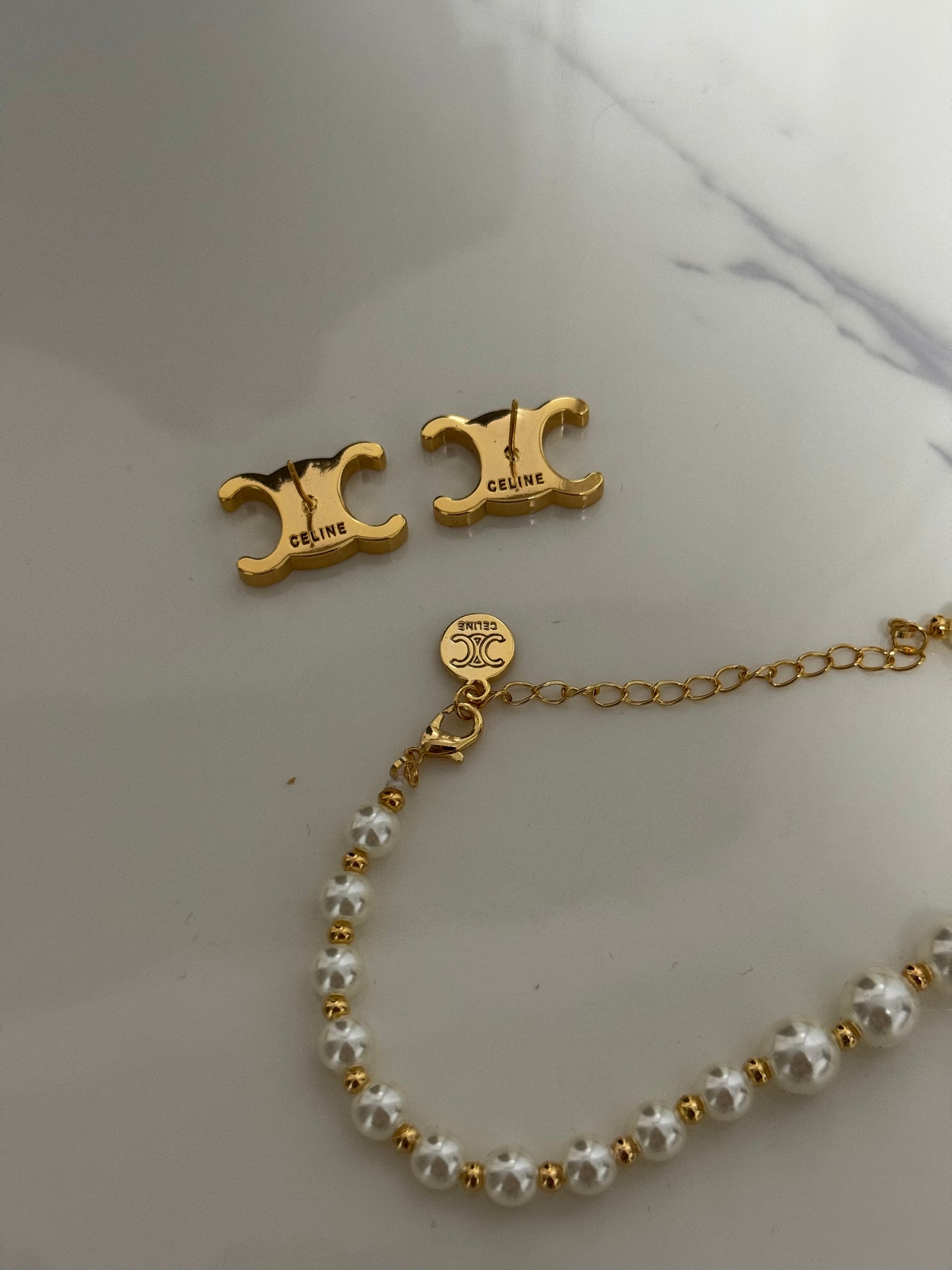 Gold Pearl Set