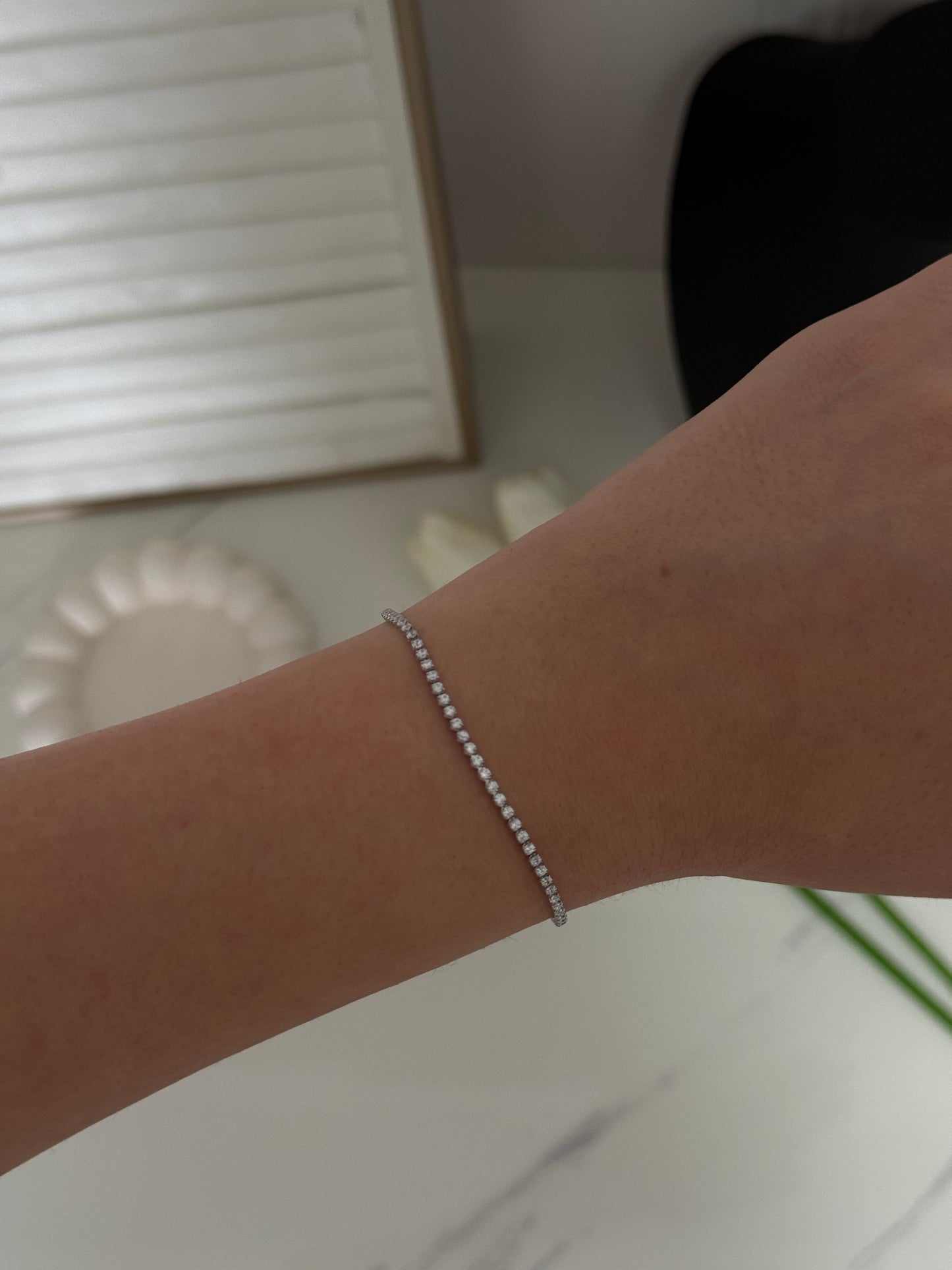 Tennis Silver Bracelet