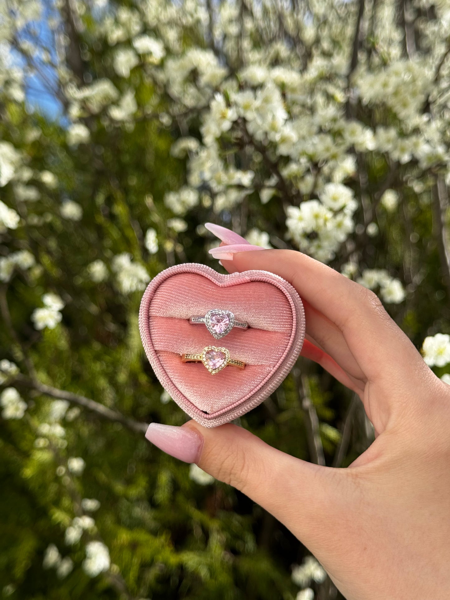 Pink Matching rings