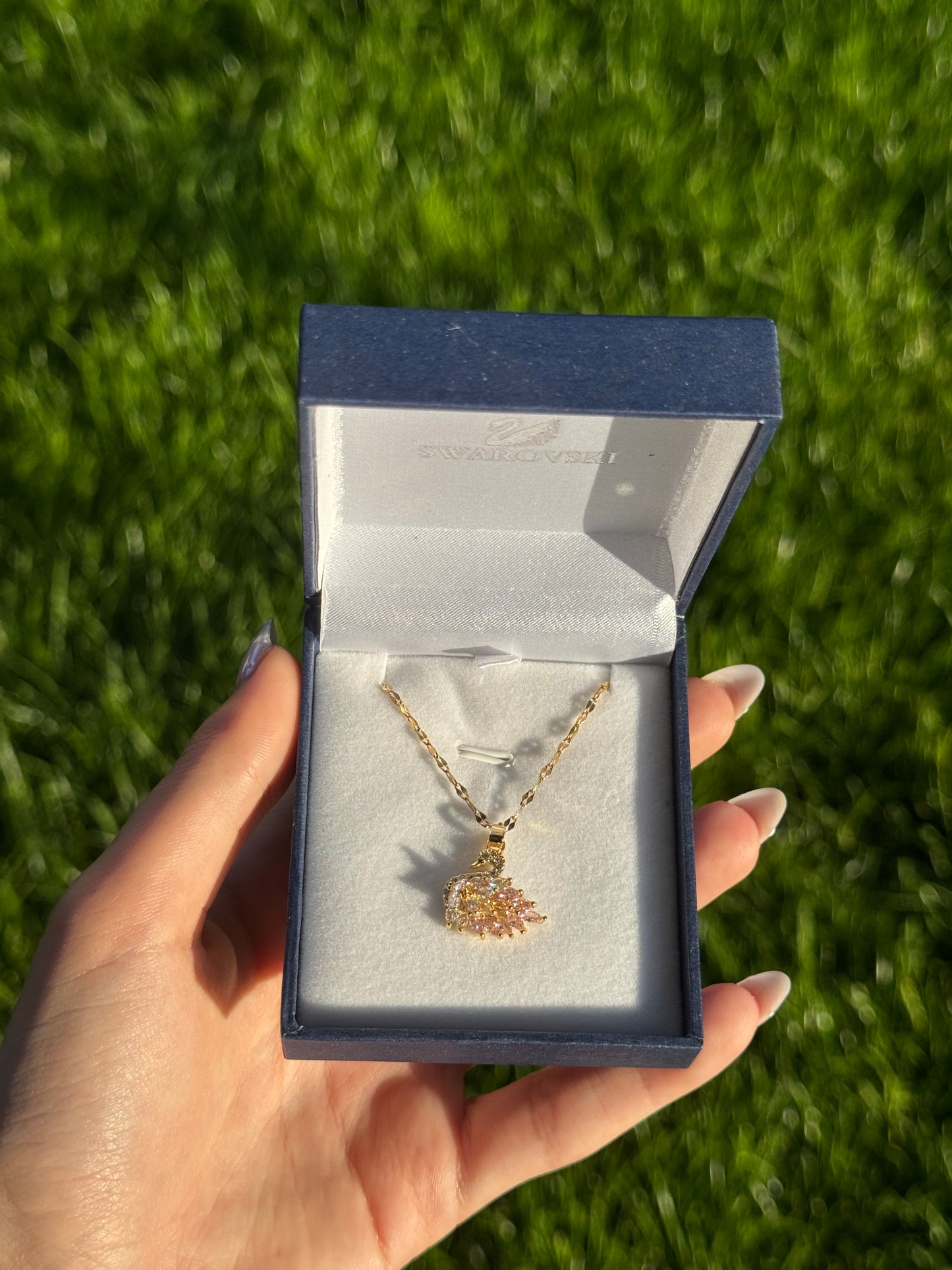 Swan Pink Necklace