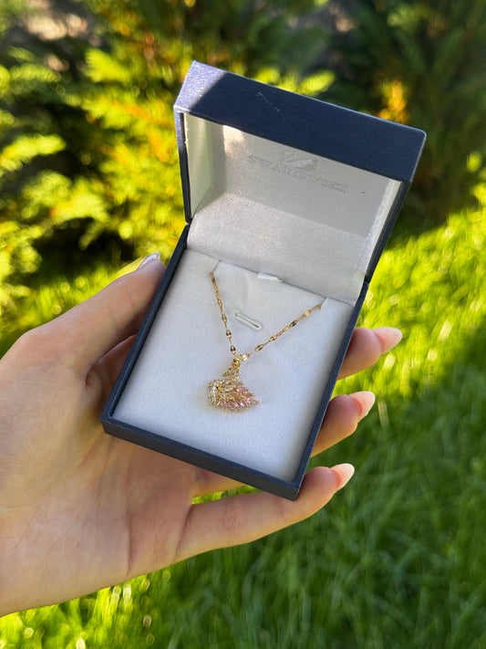 Swan Pink Necklace