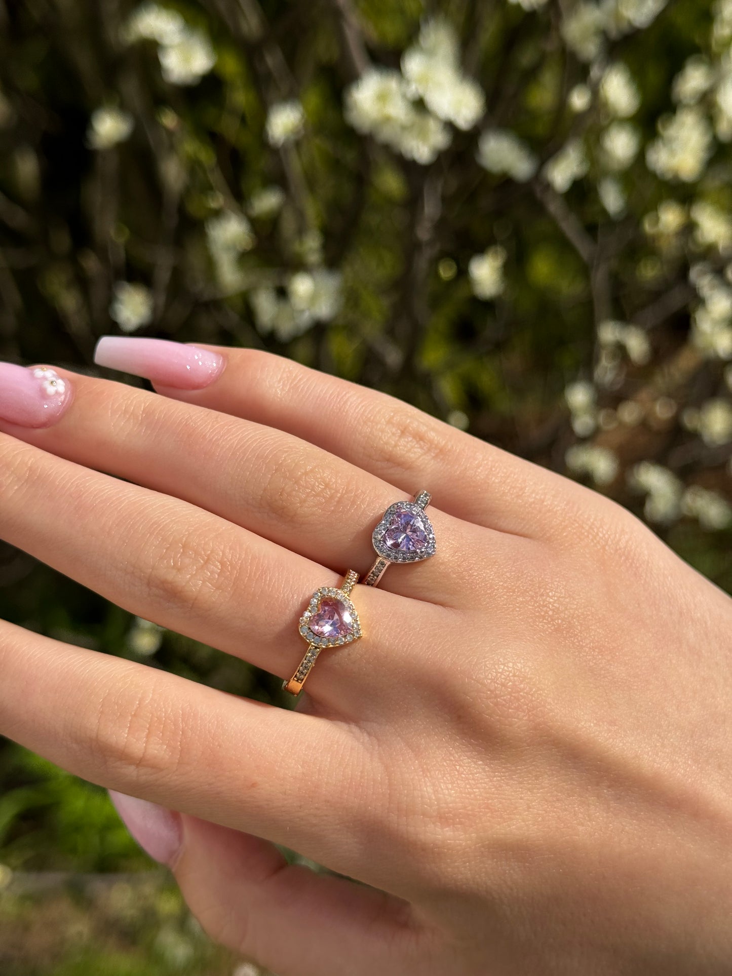Pink Matching rings