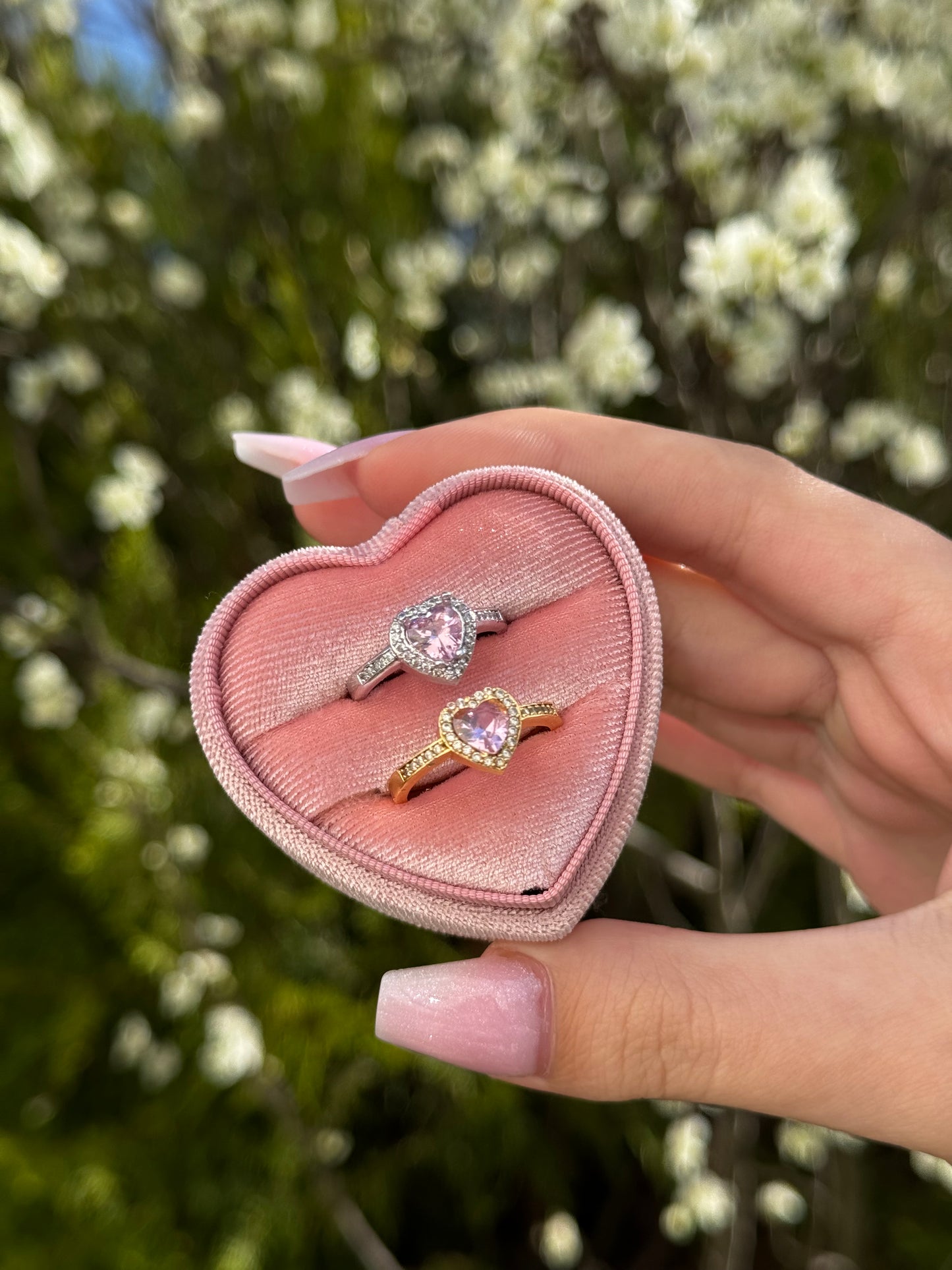 Pink Matching rings