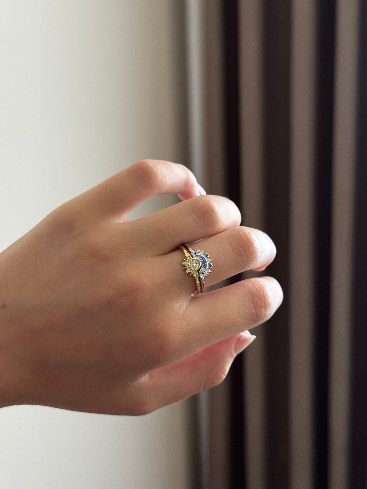 Sun and Moon Rings